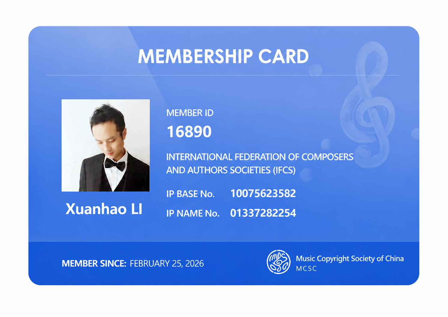 Music Copyright Society Membership